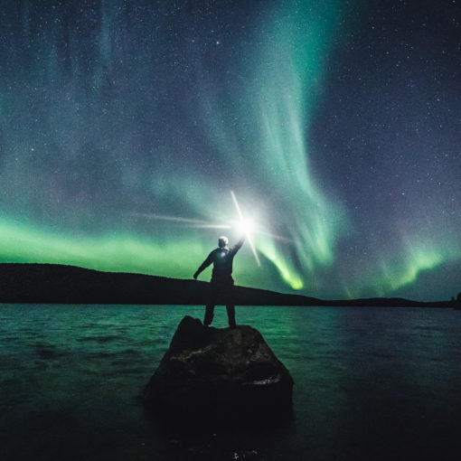 Amazing Northern Lights tour with Aurora Village Ivalo Lapland Finland.