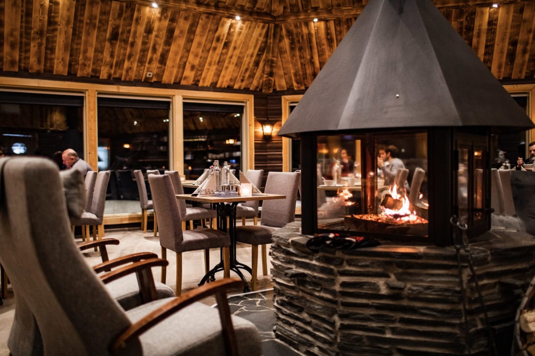 Loimu Restaurant in Aurora Village Ivalo Lapland Finland