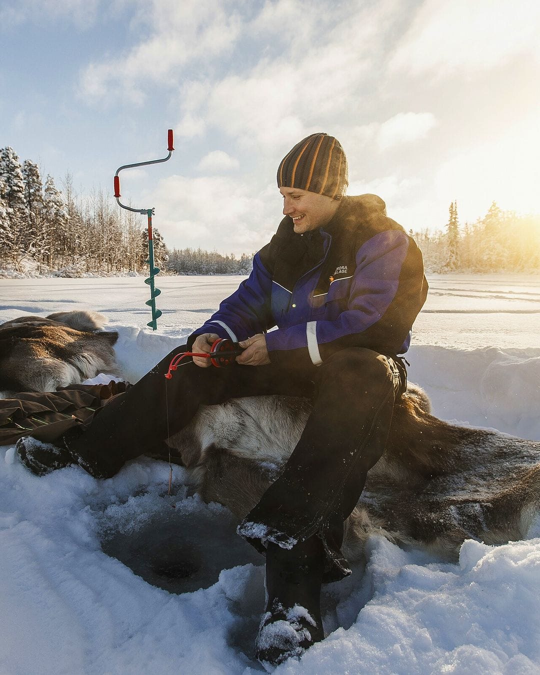 Juha ice-fishing